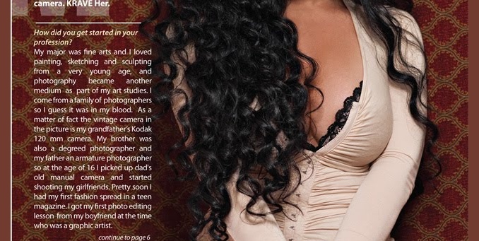 Maya Guez in Krave magazine